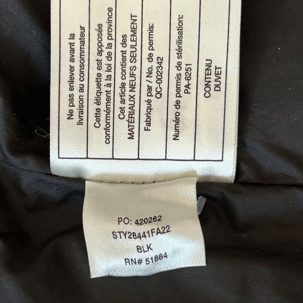Patagonia Down With It Parka, Black, Women's M, knee-length down, like new - Picture 6 of 9
